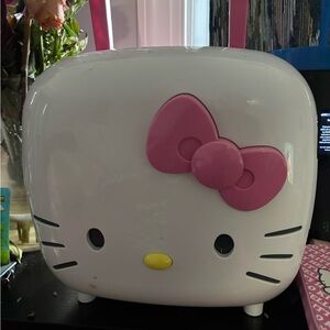 Hello Kitty White and Pink mini fridge